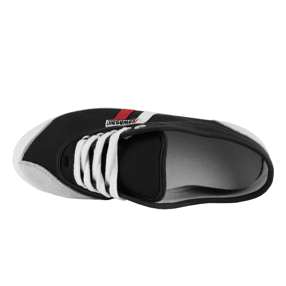 Kawasaki Retro 23 Canvas Shoe K2360W14 Black Red/White Stripe