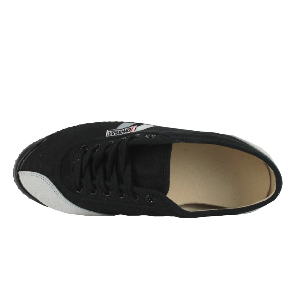 Kawasaki Retro 23 Canvas Shoe K23W0260 Black Stripe Black Outsole