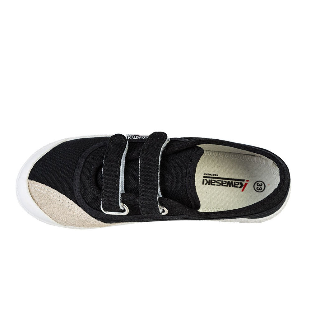 Chaussures Kawasaki Original pour enfant avec velcro K202432 1001 Noir