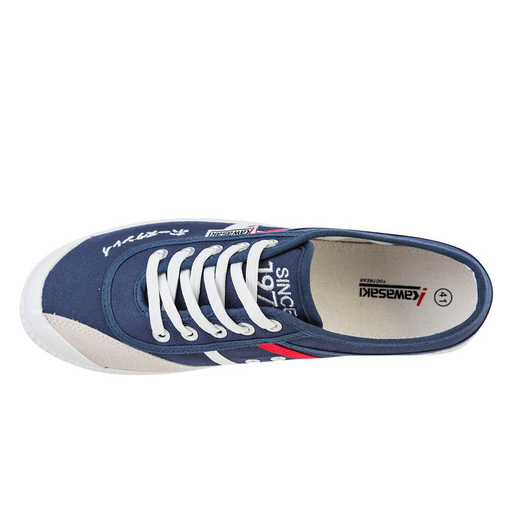 Chaussures en toile Kawasaki Signature K202601 2002 Bleu marine