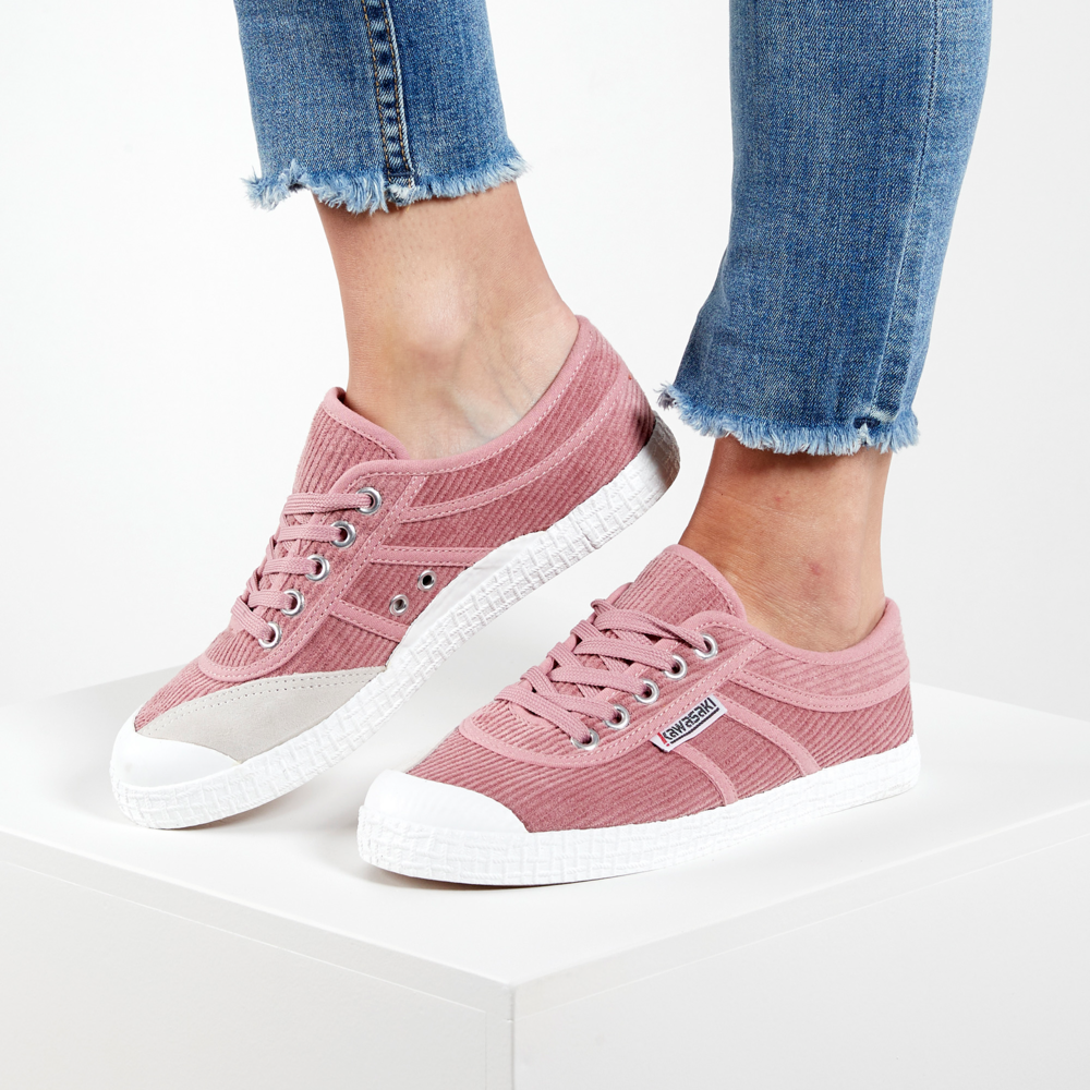 Chaussures Kawasaki Original en velours côtelé K212444 4197 Vieux rose
