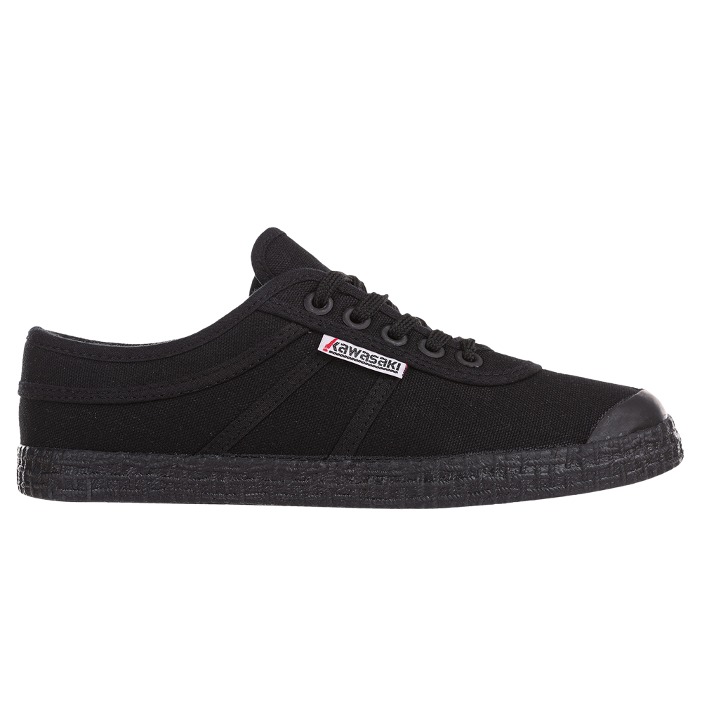 Kawasaki Original Teddy Canvas Shoe K204501 1001S Black Solid