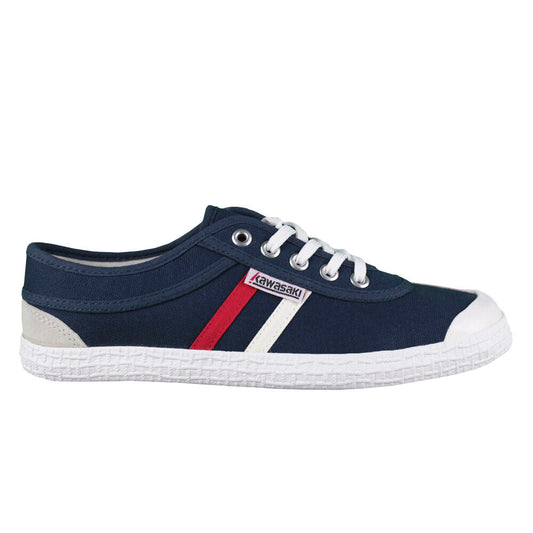Chaussures rétro Kawasaki en toile K192496 2002 Bleu marine