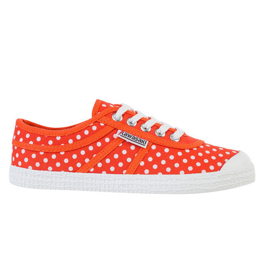 Kawasaki Polka Canvas Shoe K202421 5030 Cherry Tomato