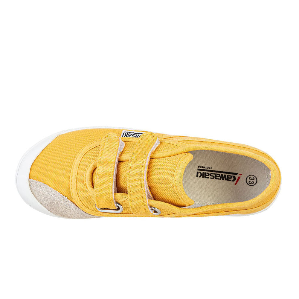 Chaussures Kawasaki Original pour enfants avec velcro K202432 5005 Golden Rod