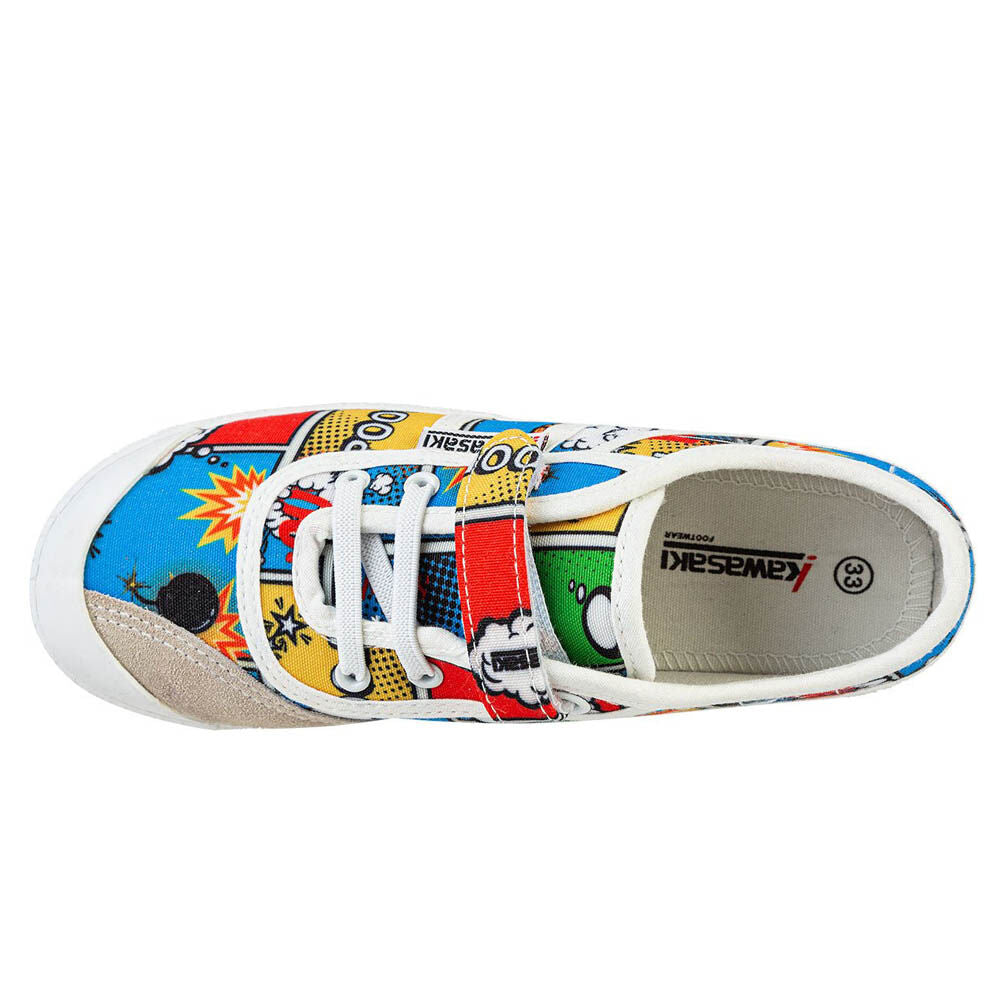 Kawasaki Cartoon Kids Shoe W/Elastic K202585 2084 Strong Blue